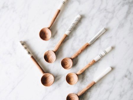 Wild Olive Wood Sugar Spoon Set Sale