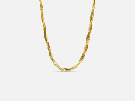 TWIST NECKLACE GOLD For Discount