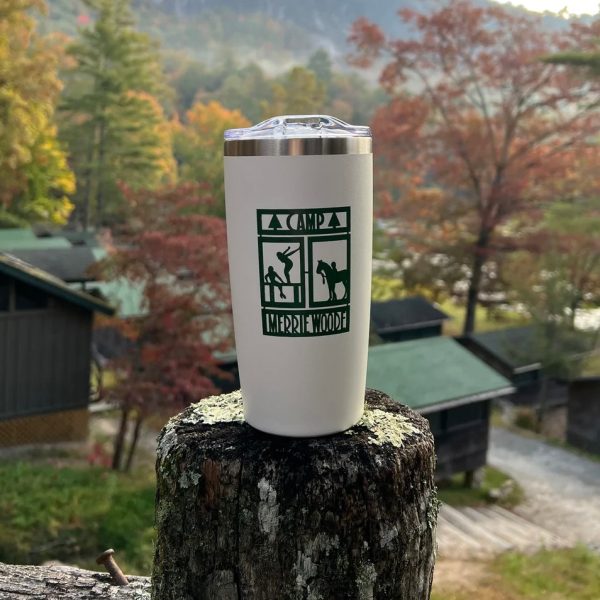 Travel Mug with Lid White on Sale