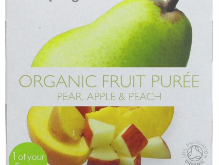 Clearspring | Pear,Apple,Peach Puree Org | 2x100g Online