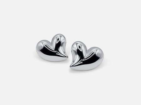 Lover Earrings - Silver on Sale