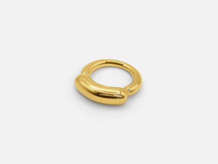 TUBE RING GOLD For Discount