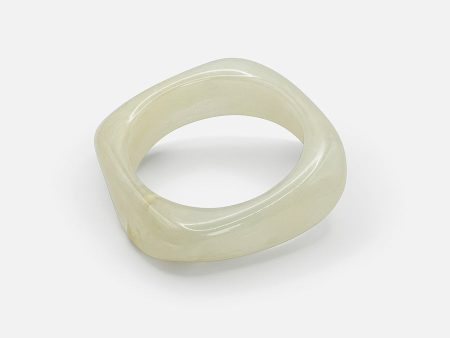 ACRYLIC BANGLE - CREAM Online Hot Sale