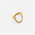 ADJUSTABLE OVAL RING - GOLD Discount