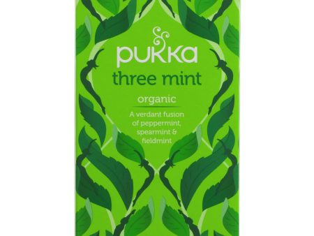 Pukka | Three Mint - Pepper, Spear and Field Mint | 20 bags Online