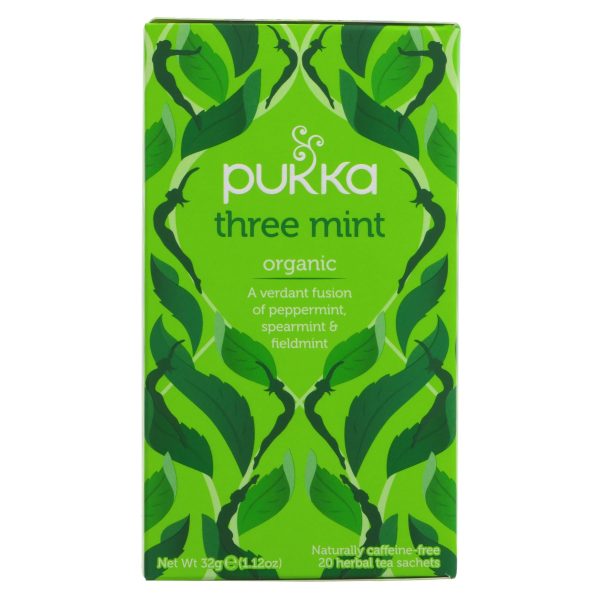 Pukka | Three Mint - Pepper, Spear and Field Mint | 20 bags Online