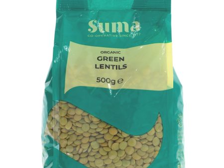 Suma | Lentils - Green, organic | 500g For Sale