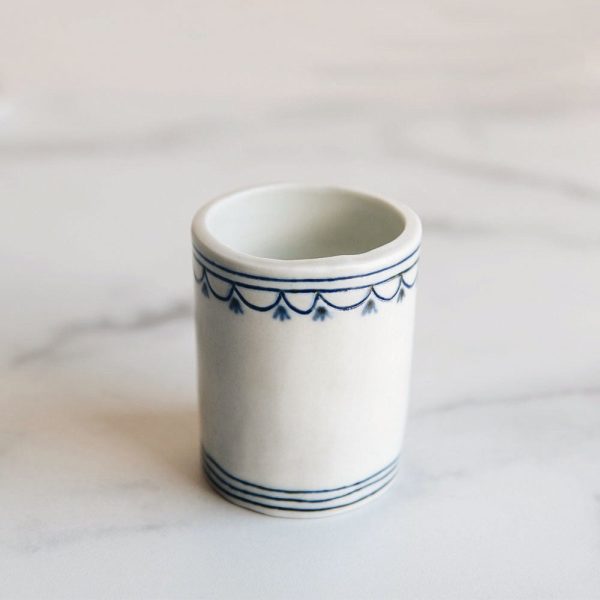 Hand-painted Porcelain Posy Vessel - Indigo Online Hot Sale