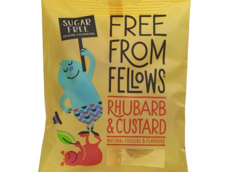 Free From Fellows | Rhubarb and Custard - sugar free | 70g Sale