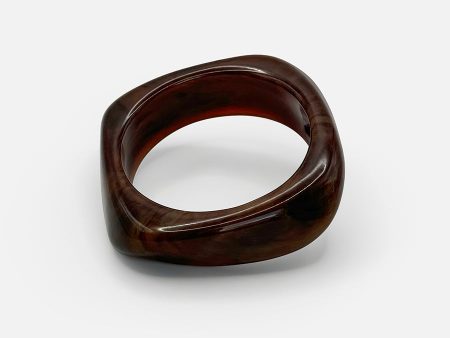 ACRYLIC BANGLE - CHOCOLATE Online Hot Sale