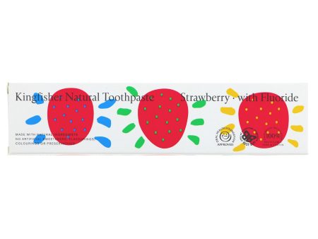 Kingfisher | Childrens Strawberry T paste - contains fluoride | 100ml Online Hot Sale