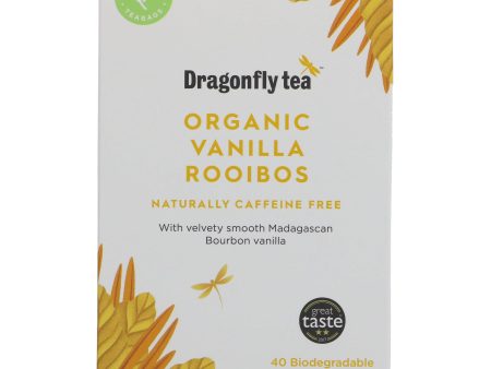 Dragonfly Tea | Rooibos Vanilla | 40 bags Online now