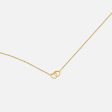 Interlock Heart Necklace - Gold Sale