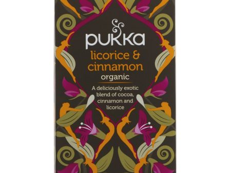 Pukka | Liquorice & Cinnamon - cardamom, chicory, cinnamon | 20 bags Online Hot Sale