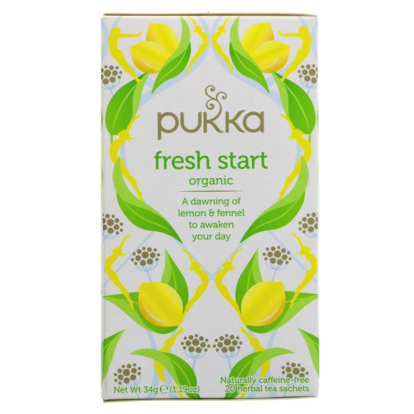 Pukka | Fresh Start - Lemon and Fennel | 20 bags For Sale