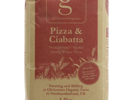 Gilchesters Organics | Pizza & Ciabatta Wheat Flour - stoneground, organic, strong | 1.5kg Online