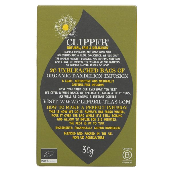 Clipper | Dandelion | 20 bags For Sale