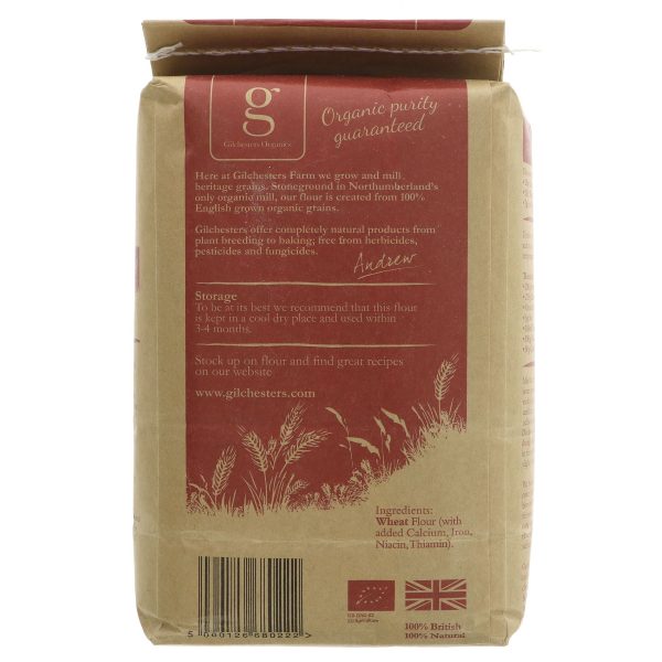 Gilchesters Organics | Pizza & Ciabatta Wheat Flour - stoneground, organic, strong | 1.5kg Online