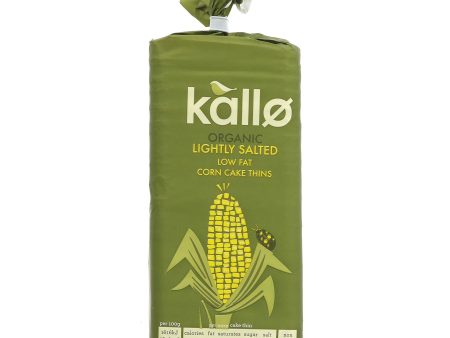 Kallo | Corn Cakes  OG - Slightly Salted | 130g Online now