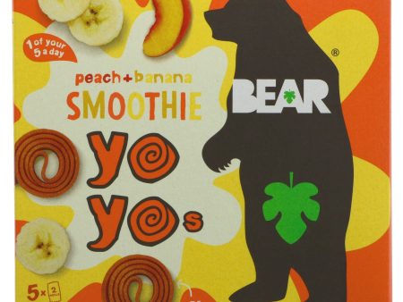 Bear | Yoyos -Peach & Banana Smoothie - Multipack | 5 x 20g Cheap