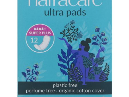 Natracare | Ultra Pads Super Plus - organic cotton cover | 12 Hot on Sale