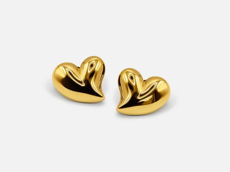 Lover Earrings - Gold on Sale