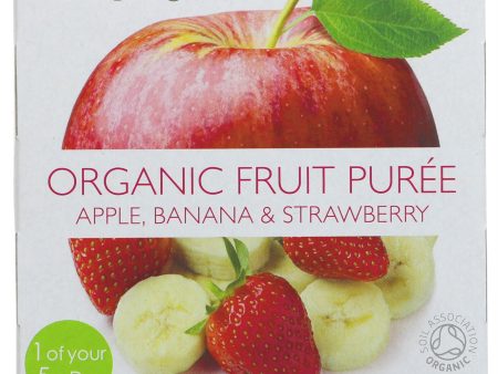 Clearspring | Apple,Banana&S berry Puree Org | 2x100g Fashion