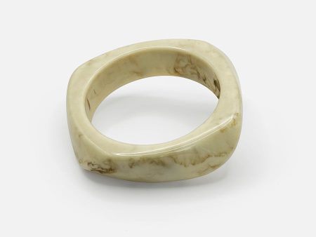 ACRYLIC BANGLE - COCONUT Online Sale