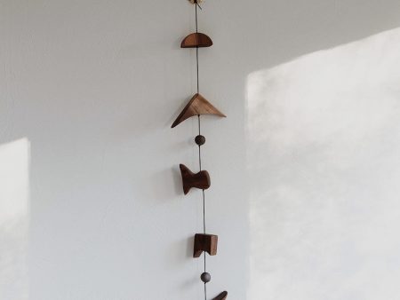 One-of-a-kind Wall Hanging Wood Stack no. 0959 Online Sale