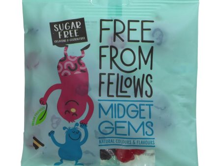 Free From Fellows | Midget Gems - sugar, gelatine & gluten free | 100g For Cheap