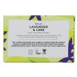 Alter Native | Boxed Soap Lavender & Lime - Relax - with lavender flowers | 95g For Sale