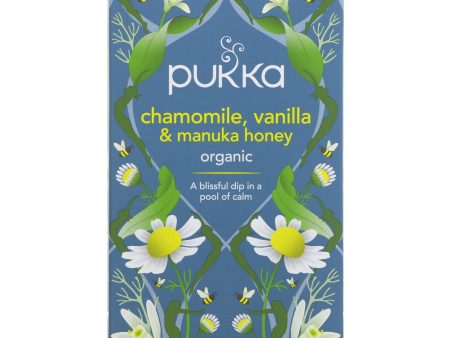 Pukka | Chamomile Vanilla Manuka Hon - Chamomile, Fennel, Licorice | 20 bags Online