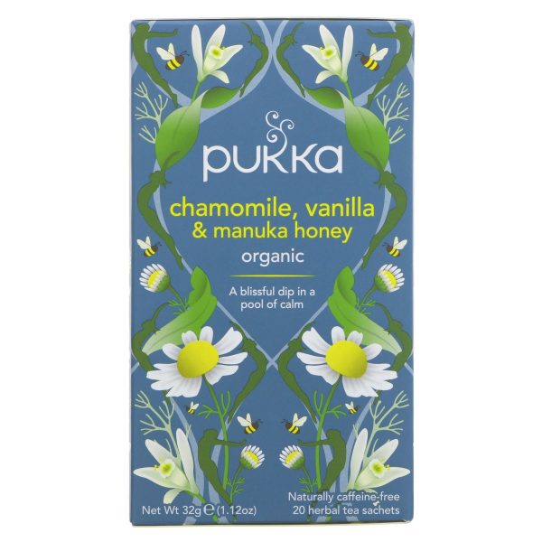 Pukka | Chamomile Vanilla Manuka Hon - Chamomile, Fennel, Licorice | 20 bags Online