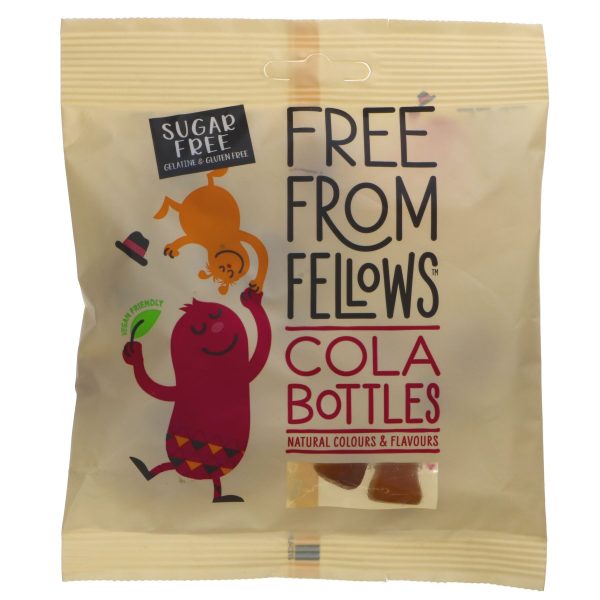 Free From Fellows | Cola Bottles - sugar, gelatine & gluten free | 100g Hot on Sale