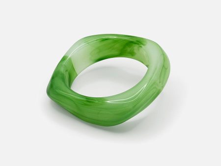 ACRYLIC BANGLE - KIWI Cheap