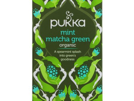 Pukka | Mint Matcha Green - Field,Spearmint,Sencha,Matcha | 20 bags Supply