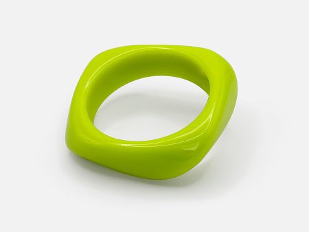 ACRYLIC BANGLE - LIME For Sale