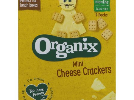 Organix | Mini Cheese Crackers - from 12 months | 4 x 20g For Cheap