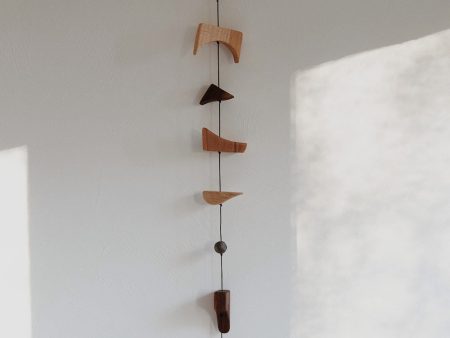 One-of-a-kind Wall Hanging Wood Stack no. 0966 Online now