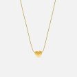 Mini Heart Pendant Necklace - Gold Discount