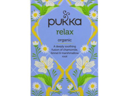 Pukka | Relax - chamomile, fennel, marshmallow | 20 bags Online