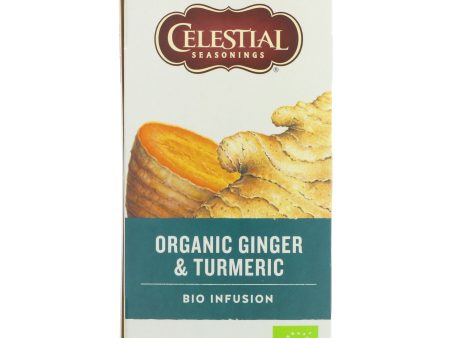 Celestial Seasonings | Ginger & Turmeric | 20 bags Online now