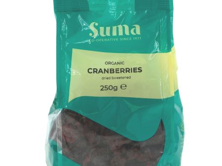 Suma | Cranberries - organic - Great for cooking & snacking | 250g Fashion