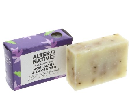 Alter Native | Boxed Soap Rosemary & Lavender - Revive - with rosemary leaves | 95g Sale