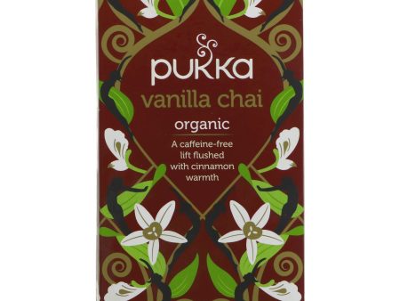 Pukka | Vanilla Chai - cinnamon, sweet vanilla | 20 bags Discount