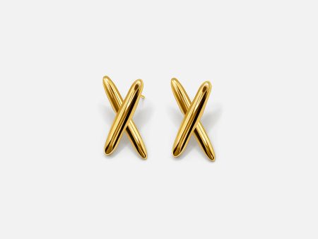 Kiss Earrings - Gold Supply