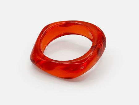 ACRYLIC BANGLE - STRAWBERRY For Cheap