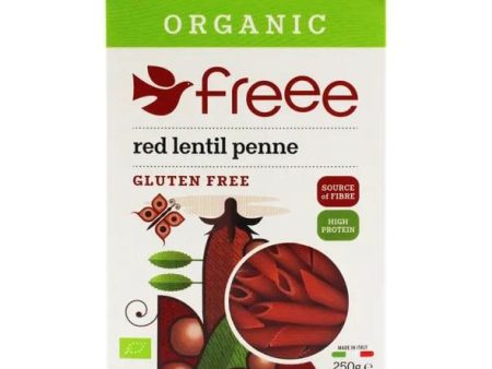 Doves Farm | Organic Red Lentil Penne Pasta | 250g For Sale