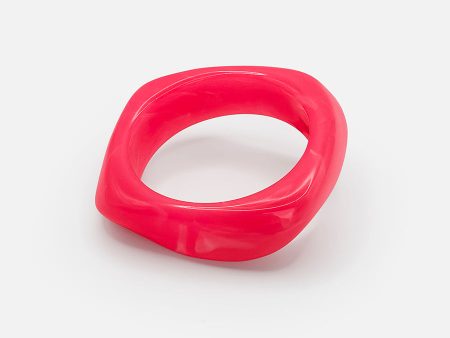 ACRYLIC BANGLE - GUAVA Fashion