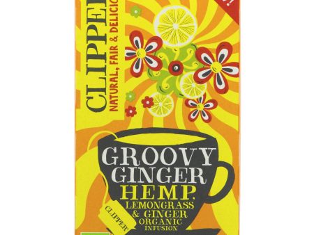 Clipper | Groovy Ginger - Hemp, Lemongrass and Ginger | 20 bags Cheap